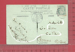 CARTE NOMINATIVE : LIOTIN  à  26100  Romans - Genealogy