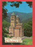 C.P.M.( 68 )« MURBACH » Eglise Abbatiale  - Jolie Vue Générale  X2phots - Murbach