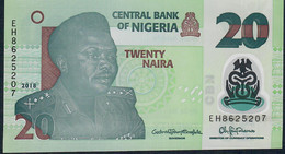 NIGERIA  P34r 20 NAIRA 2018 #EH Signature 21 UNC. - Nigeria