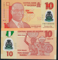 NIGERIA P39n 10 NAIRA 2018 #FB UNC. - Nigeria