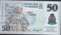 NIGERIA  P40a 50  NAIRA 2009 #YL FIRST DATE For This Type ! UNC. - Nigeria