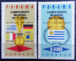 Panama 1967 Sport Football Coupe Du Monde World Soccer Cup 1966 Yvert 428 429 (*) MNG - 1966 – England