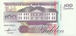 Suriname - 100 Gulden - 9 Juli 1991 - Pick 139.a - Unc. - Serie AH - Suriname