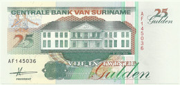 Suriname - 25 Gulden - 9 Juli 1991 - Pick 138.a - Unc. - Serie AF - Suriname