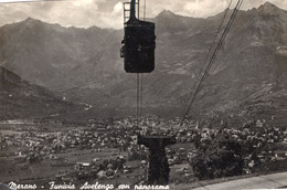 Delcampe - MERANO - FUNIVIA AVELENGO CON PANORAMA - CARTOLINA FP SPEDITA NEL 1951 - Merano