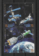 Delcampe - Marshall-Inseln 1995 Raumfahrt Mi.Nr. 599/602 Kpl. Satz ** - Marshall