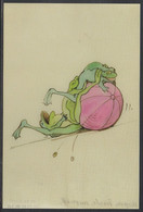 TOMI UNGERER  / 2001 CARTE INTITULEE "FRISCH - FROSCH - FRÖHLICH - FREI" -  ALSACE (ref 8496m) - Ungerer