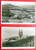 2 X Basilika Vierzehnheiligen - Luftbild - Bad Staffelstein Wallfahrt Kirche Franken Bayern Echt Foto Kleinformat - Lichtenfels