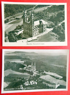 2 X Basilika Vierzehnheiligen - Luftbild - Bad Staffelstein Wallfahrt Kirche Franken Bayern Echt Foto Kleinformat - Lichtenfels