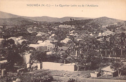 Nouvelle Calédonie - Nouméa - Le Quartier Latin Vu De L'artillerie - Panorama - Carte Postale Ancienne - Nuova Caledonia