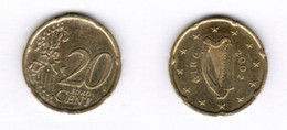 IRELAND   20 EURO CENTS 2002 (KM # 36) #7049 - Irlande