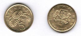 SINGAPORE   5 CENTS 1987 (KM # 50) #7053 - Singapour