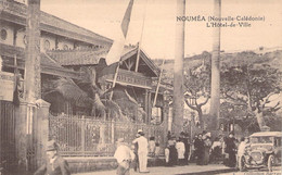 Nouvelle Calédonie - Nouméa - L'hôtel De Ville - Collection Barrau - Animé - Automobile - Carte Postale Ancienne - Nouvelle-Calédonie