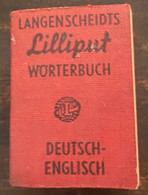 LANGENSCHEIDTS LILLIPUT DICTIONARY NO. 3 ,DEUTSCH -ENGLISH - Dictionaries