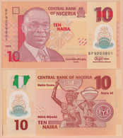 Nigeria 10 Naira 2015 P#39f - Nigeria