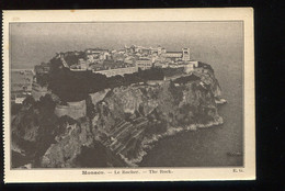 CPA Non écrite Monaco MONTE CARLO Le Rocher ( Issue De Carnet ) - Monte-Carlo