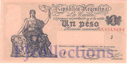 ARGENTINA 1 PESO 1935 PICK 251d AU/UNC - Argentine