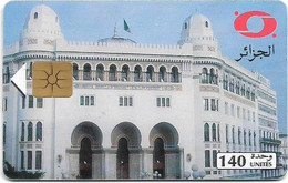 Algeria - PTT-Monetel - Central Post Office, Gem1B Not Symmetr. White/Gold, 1996, 140Units, Used - Algérie