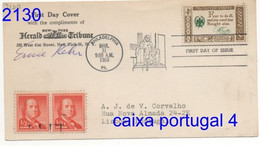 CREDO FDC PHILADELPHIA: MAR. 31. 1960 => LISBOA - 1951-1960