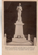 MESCHEDE - Maquette Du Monument Qui Sera érigé Au Cimetière Du Camp - Meschede