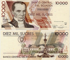 ECUADOR       10,000 Sucres       P-127e       12.7.1999       UNC  [ Serie AP ]  [ 10000 ] - Equateur