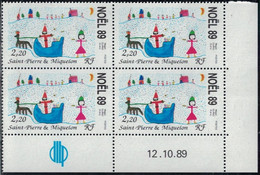 ST PIERRE ET MIQUELON - N°512 - COIN DATE - 12-10-1989 - COTE 6€50. - Unused Stamps