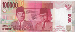 INDONESIE 100 000 Rupiah #146g   2010 SUKARNO Billet Rouge NEUF - Indonésie