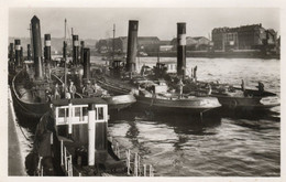 - ROUEN. - Les Quais Et Remorqueurs. - Carte Photo - Scan Verso - - Rimorchiatori