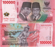 INDONESIA       100,000 Rupiah      P-W168       2022/2022   UNC  [ 100000 ] - Indonésie