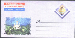 Aerogram Aerogramme  Church With Printed Stamp Religion 2003 From Cuba - Covers & Documents