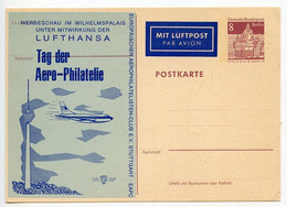 Germany, Berlin 1970's Mint 8pf. Pfalz Kaub Postal Card / Postkarte; Lufthansa, Tag Der Aero-Philatelie - Postales - Nuevos