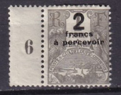 GUADELOUPE - 2 F. Sur 1 F. Gris - Timbres-taxe