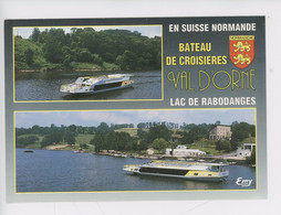 Bateau De Croisières - Lac De Rabodanges, Val D'orne En Suisse Normande (Putanges Pont Ecrepin) Cp Vierge - Putanges