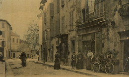 SALERNES RUE NATIONALE CARTE TRAMEE - Salernes