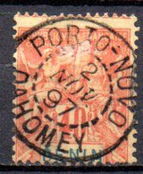 Bénin: Yvert N° 42; Oblitération"Grand Popo" - Gebraucht