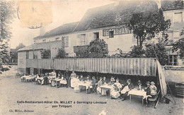 Germigny L'Evêque           77        Café Restaurant Hôtel  Ch.Millet. La Terrasse    (voir Scan) - Autres & Non Classés