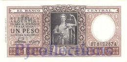 ARGENTINA 1 PESO 1955 PICK 260b UNC - Argentine