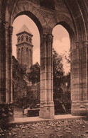 Abbaye D'Orval - Portail De L'ancienne Église Restaurée En 1931, La Tour De La Nouvelle Abbaye - Florenville