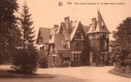 Spa - Villa Neubois (Résidence De L'Ex-Kaiser Durant La Guerre) - Spa