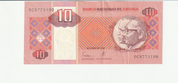 BILLET  ANGOLA  NEUF  DE 10 KWANZAS  DE 1999 - Angola