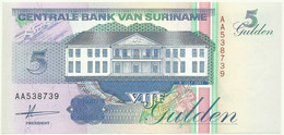 Suriname - 5 Gulden - 9 Juli 1991 - Pick 136.a - Unc. - Serie AA - Surinam