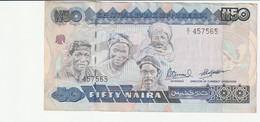 BILLET  NIGERIA NEUF  DE 50 NAIRA - Nigeria