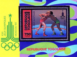Togo 1980, Olympic Games In Moscow, Wrestling, BF GOLD - Lutte