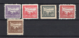 Chine - 5 Valeurs Neuves - North-Eastern 1946-48