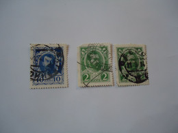 RUSSIA  USED   STAMPS   3 LOT  PEOPLES - Otros & Sin Clasificación