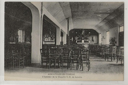 Arnouville-les-Gonesses (95) : L'intérieur De La Chapelle ND De Loudes En 1920 ETAT PF. - Arnouville Les Gonesses