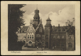 (B2996) AK Kellinghusen, Rathaus Und Post, Feldpost 1917 - Kellinghusen