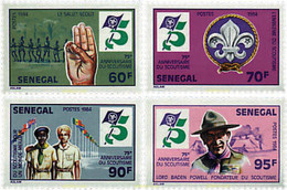 42647 MNH SENEGAL 1984 75 ANIVERSARIO DEL ESCULTISMO - Sénégal (1960-...)