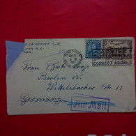 LETTRE VANCOUVER POUR BERLIN POSTE AERIENNE - Lettres & Documents