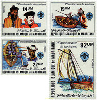 71317 MNH MAURITANIA 1982 75 ANIVERSARIO DEL ESCULTISMO - Mauritanie (1960-...)